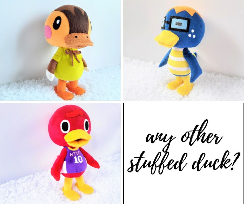 Custom Stuffed Duck Animal Croosing amiibo Plush