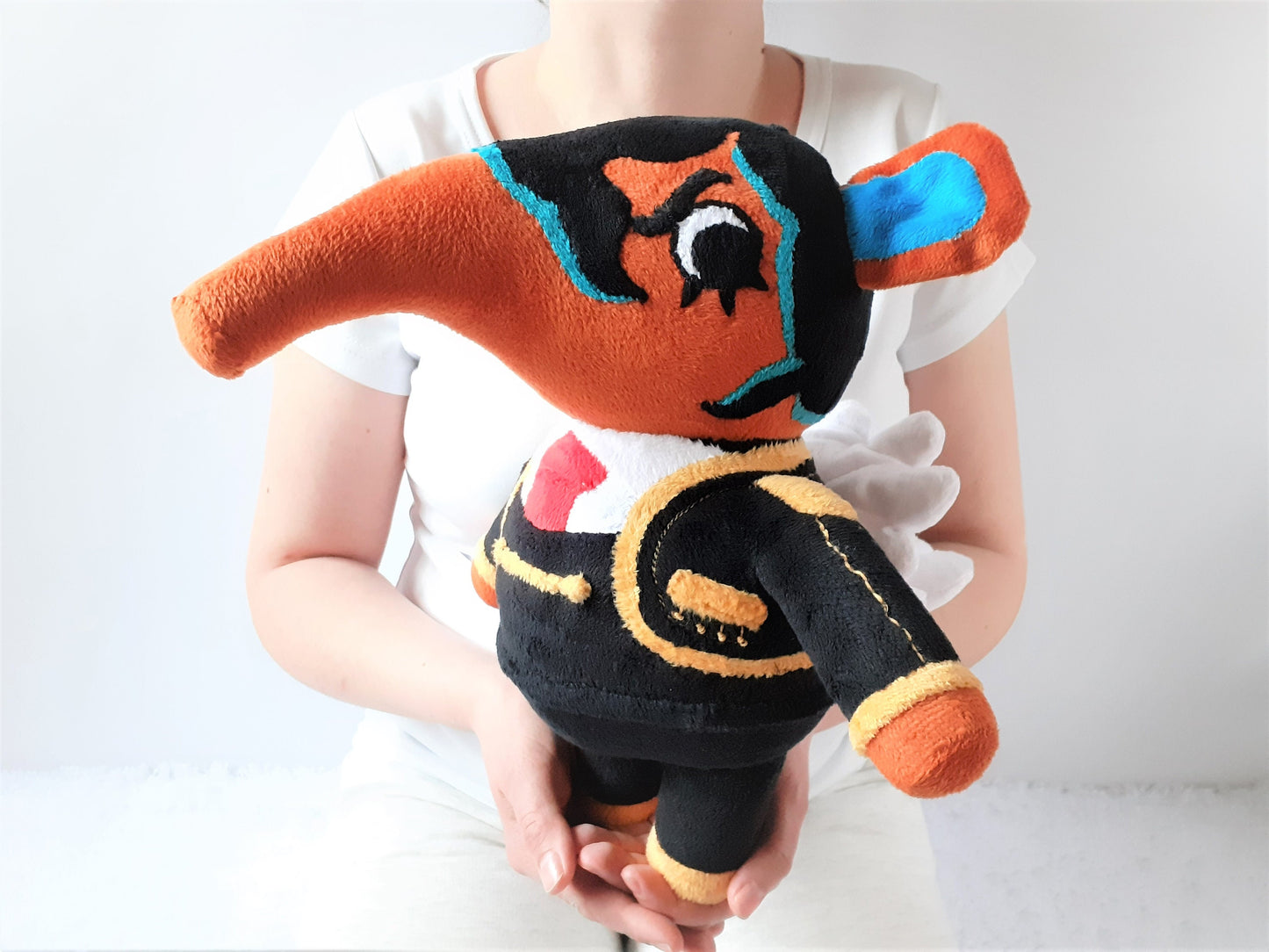 Custom handmade Antonio Animal Crossing toy anteater plush