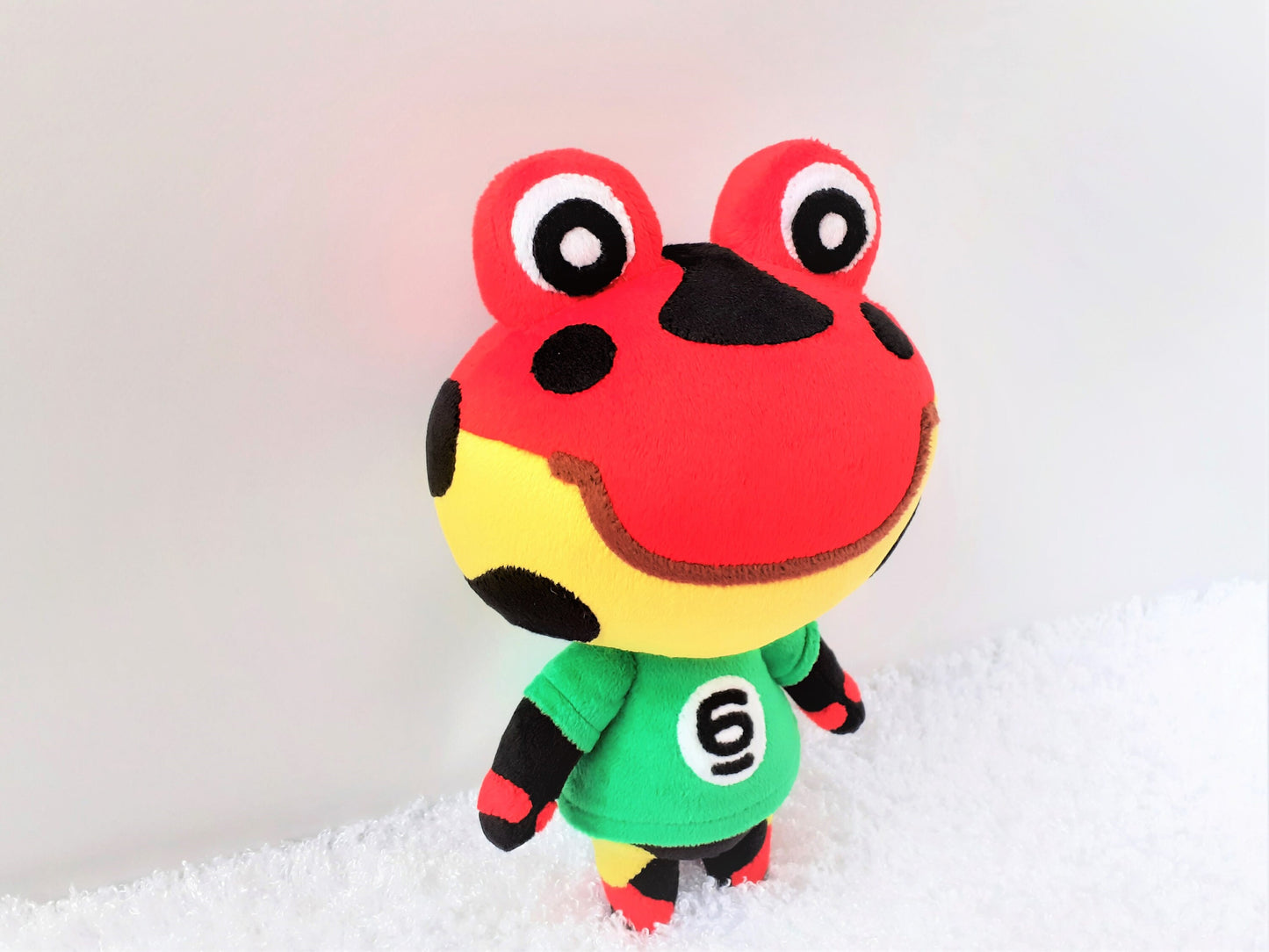 Custom stuffed frog plush