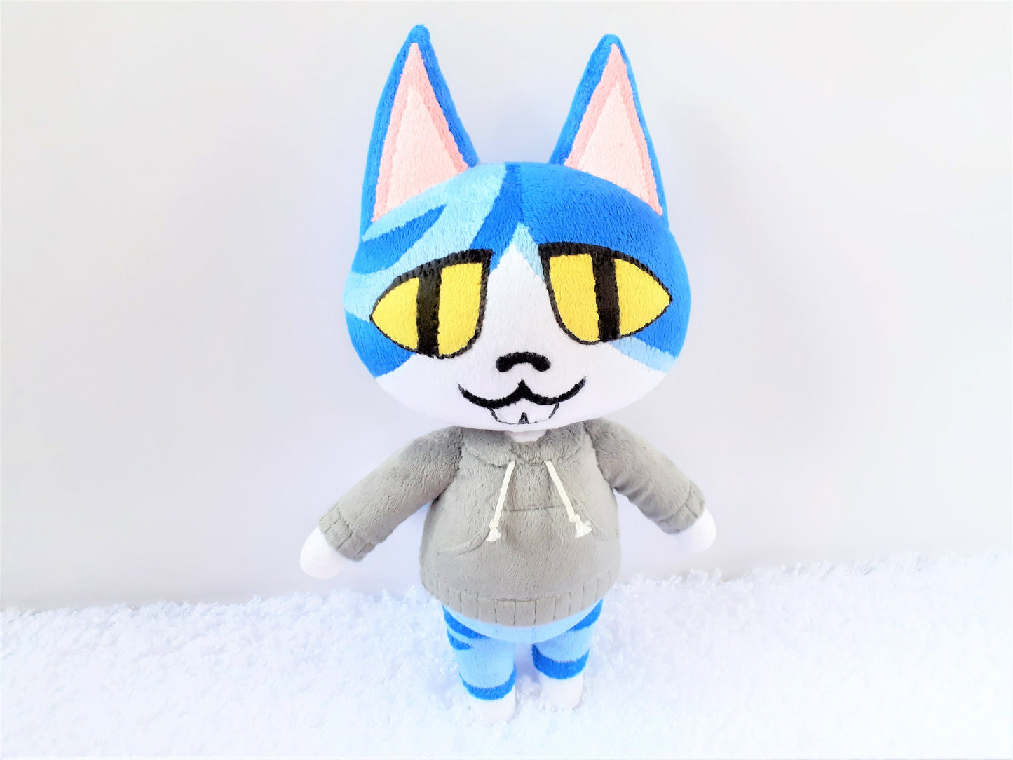 Custom stuffed cat plush Tangy, Purrl, Punchy, Moe