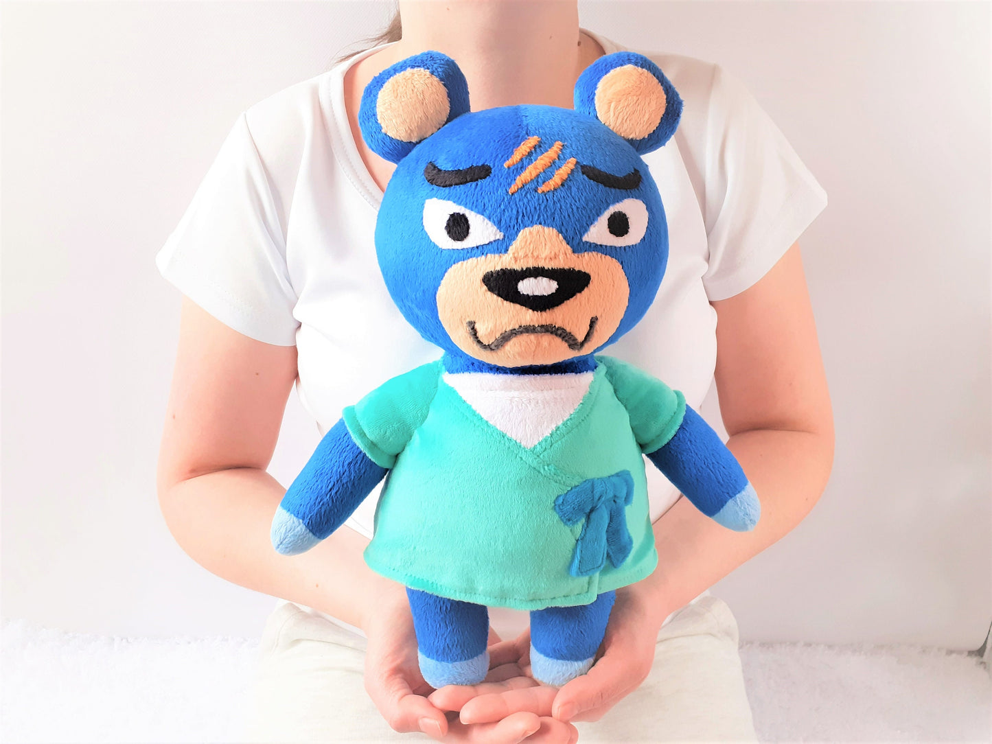 Custom handmade Nate Animal Crossing plush